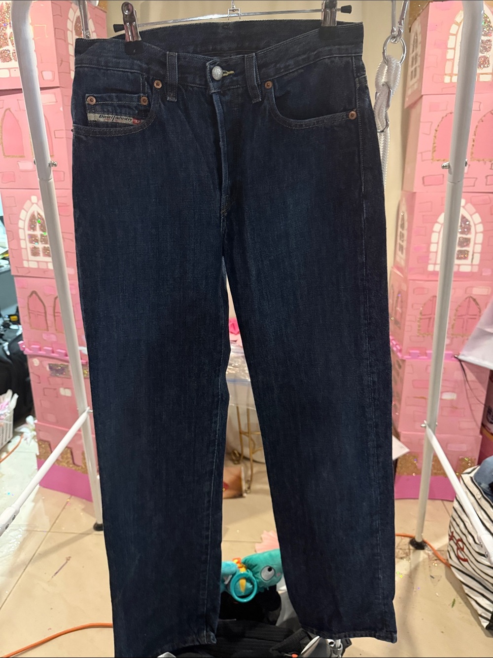 Woman’s Dark Indigo Straight Jeans by